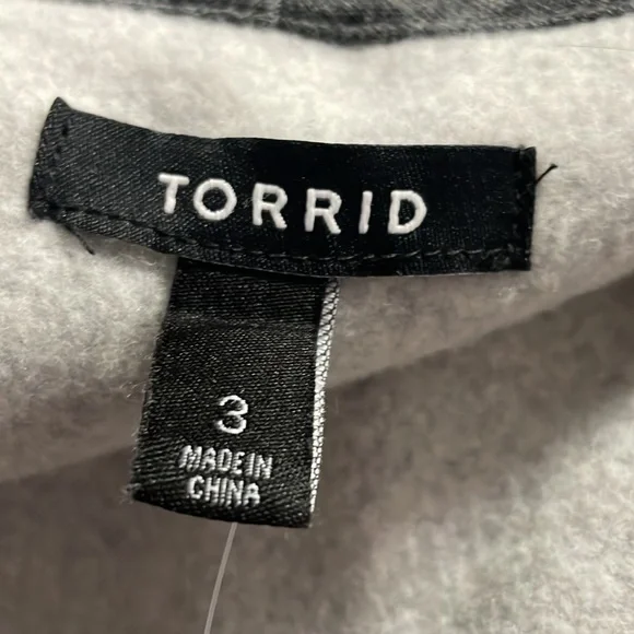 NWT Torrid Size 3X Fleece Drape Front Jacket - Picture 7 of 13